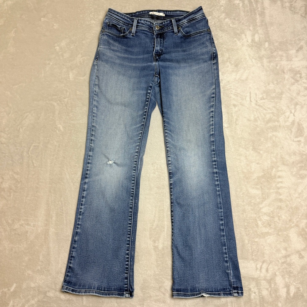 Levis 529 Curvy Bootcut Jeans Womens 12M Blue Western Cowgirl Denim Stretch